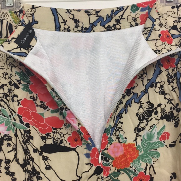 XS Japanese floral patterned skirt - Picture 3 of 5